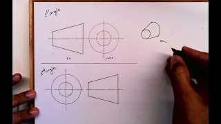 First angle and Third angle method of projections