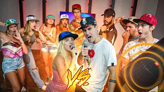 BATALHA DE RAP CONTRA AS MENINAS QUASE DEU BRIGA!! [ REZENDE EVIL ]