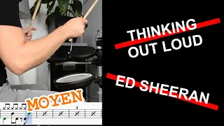 DRUM SHEET - THINKING OUT LOUD - ED SHEERAN - DRUM COVER