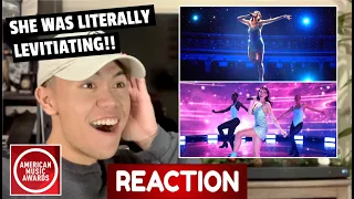 Dua Lipa - Levitating AMA's 2020 Performance REACTION