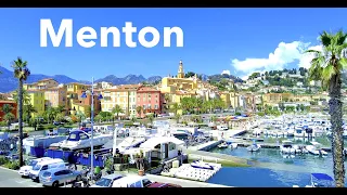 Menton, France - City walk - 4K UHD 60 fps