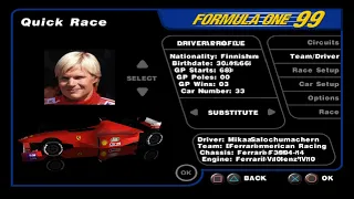 Formula One 99 All Teams [PS1]