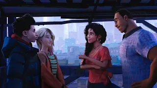 Gwen meets Miles Parents [1080p] | Across the Spider-Verse (2023)