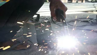 testing gasless mig welding