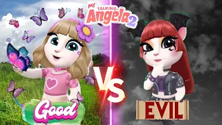 My Talking Angela’m 2 || GOOD Angela vS EVIL Angela || Cosplay