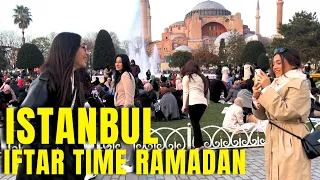 Iftar Time Ramadan Istanbul At Night Hagia Sophia-Sultanahmed Walking Tour
