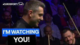 Hilarious Moment At The Crucible As Selby and Allen BOTH Attempt To Pot The Red | Eurosport Snooker