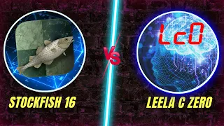 Stockfish 16 vs Leela C Zero Amazing Fight!!!