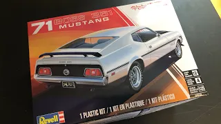 Let’s take a look at the brand new Revell 71 Mustang Boss 351