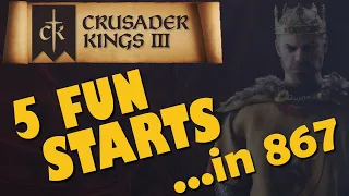 Crusader Kings 3 – Guide – 5 Fun Starts In 867