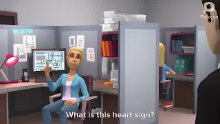Episode 2: When Ryan flirts with Jessica in the office.( Sally aunty's bus stop house) (3D animated)