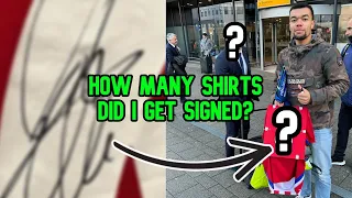 My BEST Football Shirt Autograph Hunting ever!?