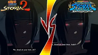 Itachi Uchiha Boss Fight Comparison-Naruto Storm 2 VS Naruto Storm Connections