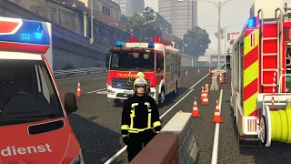 🚙 200 KmH Unfall Person aus PKW geschleudert ⚡ Part 13⚡ Gelsenkirchen GTA RP Server