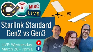 Starlink Standard Gen2 vs Gen3 Dish - Hands on Analysis of Power Use, Speed & Form Factor