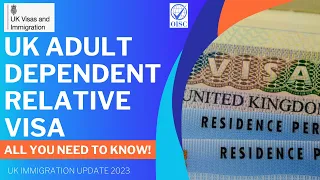 UK Adult Dependent Relative Visa|UK Immigration UPDATE|All you need to know|Urdu/Hindi|Family Visa