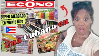 Una Cubana en Econo.  😱‼️ Cubana Reacciona a Supermercado en  🇵🇷 . Cuba Necesita algo Así🤗