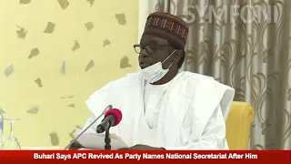 APC Is Back To Life, Party Crisis Over Says Buhari