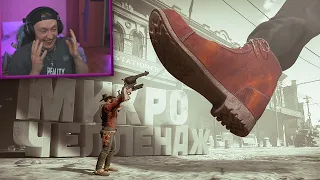 СМОТРИМ УГАРНЫЙ Микро Челлендж (RDR 2 с безумными модами 😵) | РЕАКЦИЯ