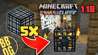 5 MOB SPAWNERS IN ONE MINESHAFT!!! - Minecraft 1.18 Survival Lets Play