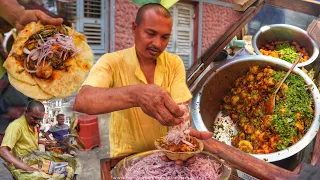 Only 5₹/- | Cheapest Breakfast Of Kolkata | Unlimited Sabji | Sanjay Dal Puri | Indian Street Food