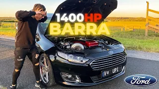 1400HP FORD BARRA FALCON FGX - Australia's FASTEST SLEEPER?!