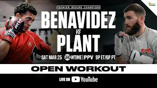 Benavidez vs Plant FIGHT WEEK MEDIA WORKOUTS | #BenavidezPlant