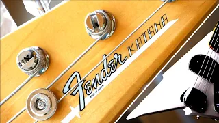 The Fender Katana is Back! | 2021 Fender Japan Hama Okamoto Katana Bass - Shell Pink + White Review