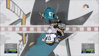 NHL 19 - San Jose Sharks vs St. Louis Blues - Gameplay (HD) [1080p60FPS]