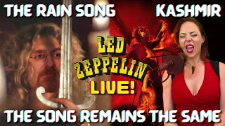 Kashmir LIVE at Earls Court [Led Zeppelin Reaction] + The Rain Song/The Song Remains the Same 1975