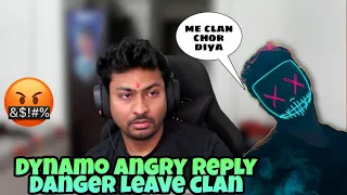 Dynamo gaming angry reply hydra danger leave hydra clan😱 #dynamo