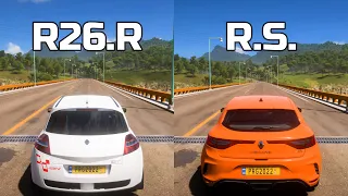 Forza Horizon 5: Renault Mégane R26.R vs Renault Mégane R.S. - Drag Race