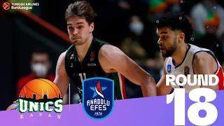 UNICS finishes 2021 on a high note! | Round 18, Highlights | Turkish Airlines EuroLeague