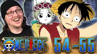 ONE PIECE EPISODE 54 & 55 REACTION | Anime Reaction | Sub