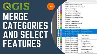 QGIS - Categorized, merge categories and select features
