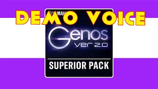 Genos Superior Pack V2.0 - preset demo Voice