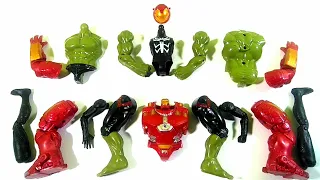 Assemble toys ~ Miles Morales, Iron Buster Vs Hulk smash Marvel Avengers toys