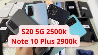 9/10/22 Hàng mới siêu rẻ Samsung S20 5g 2tr500k Note 10 Plus 2tr900k Oppo A15s a5 mi note 11 Xs xsm