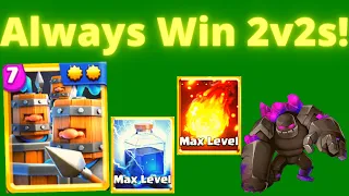 *2022* BEST DECKS for 2v2s in Clash Royale! - Easy Wins with Golem Royal Recruits Combo!