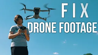 How to FIX stuttering DRONE FOOTAGE?!