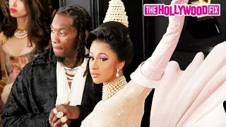 Cardi B & Offset Do The Most On The Red Carpet At The 61st Grammy Awards At The Staples Center In LA