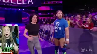 WWE Smackdown 8/21/18 Brie Bella defends her man