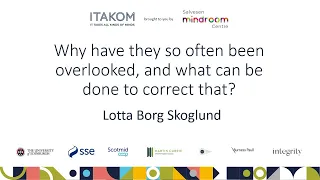 ITAKOM Conference | Girls and Women with ADHD and Autism | Big Talk with Lotta Borg Skoglund