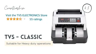 TVS CC232 Classic Note Counting Machine - Features | Ranked top 5 note counting machine in India