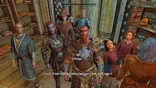 First time I followed Jarl Balgruuf after Battle for Whiterun. Skyrim Anniversary Edition