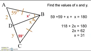 Geometry: 4-5 Isosceles and Equilateral Triangles MathXL