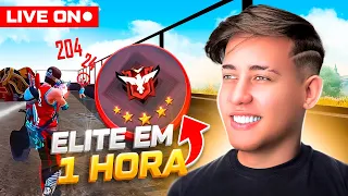 LEVELUP AO VIVO 💙 RANQUEADA SOLO MESTRE 💙 FREE FIRE MOBILE 💙