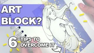 Fight ART BLOCK with these 6 TIPS! 【Sketchbook Ideas】