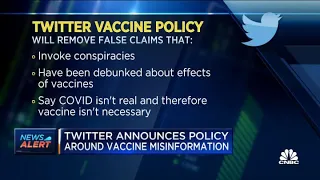 Twitter is expanding its policy focused on vaccine misinformation