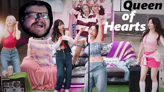 TWICE IN THEIR ROCKSTAR ERA?! TWICE "Queen of Hearts" Live Clip ONCE REACTION